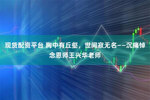 现货配资平台 胸中有丘壑，世间寂无名——沉痛悼念恩师王兴华老师