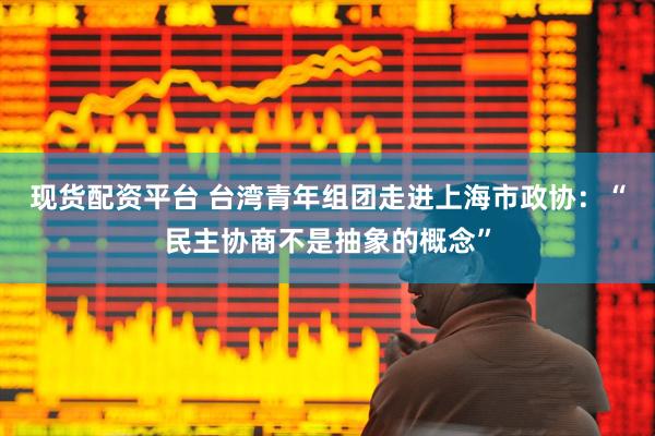 现货配资平台 台湾青年组团走进上海市政协：“民主协商不是抽象的概念”